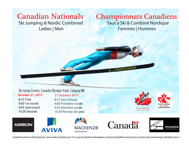 National Ski Jumping Nordic Combined Championships At Canada Olympic Park Ski Jumping Canada