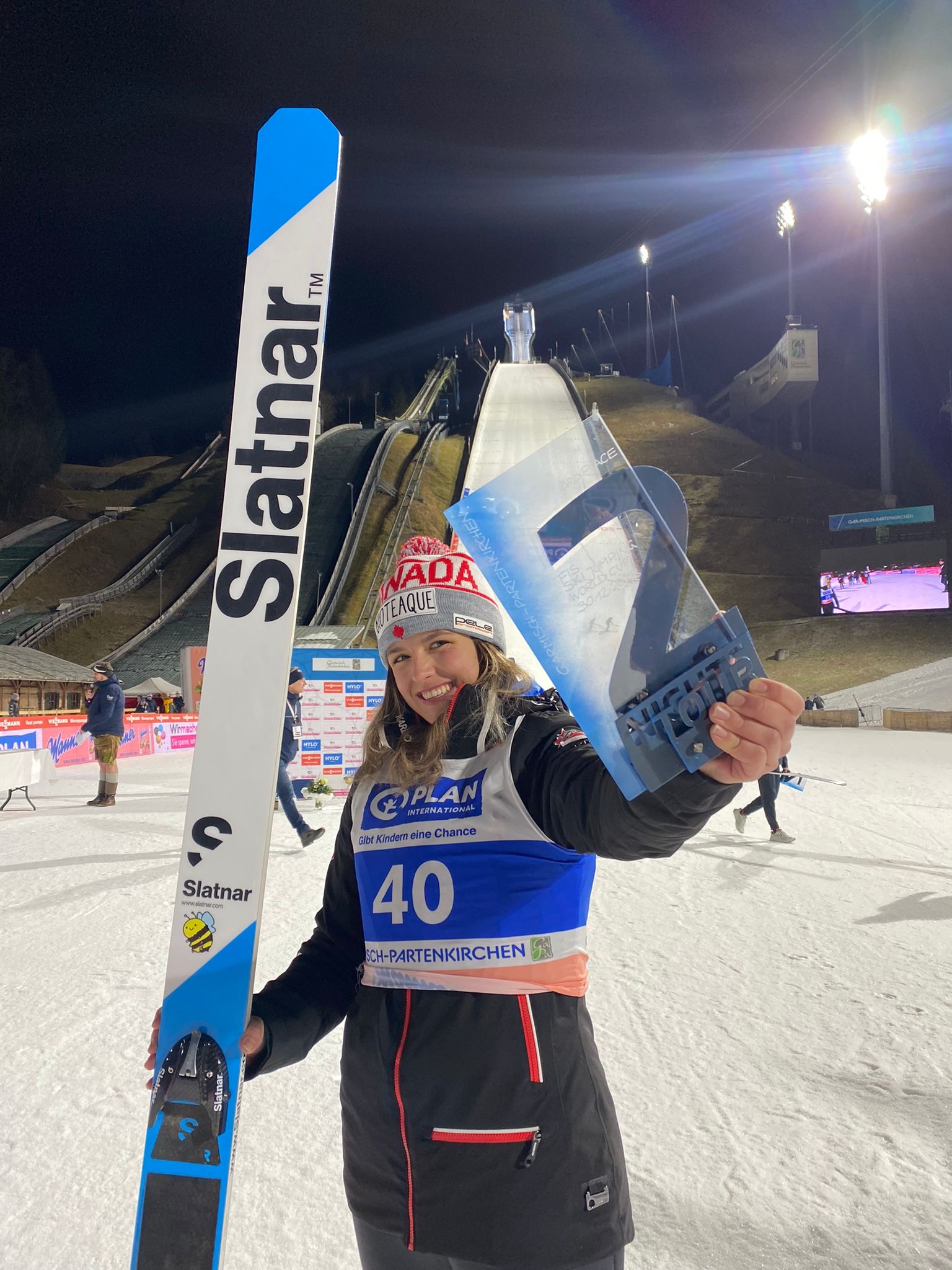 Abigail Strate Soars to Second Career World Cup Ski Jumping Bronze Medal