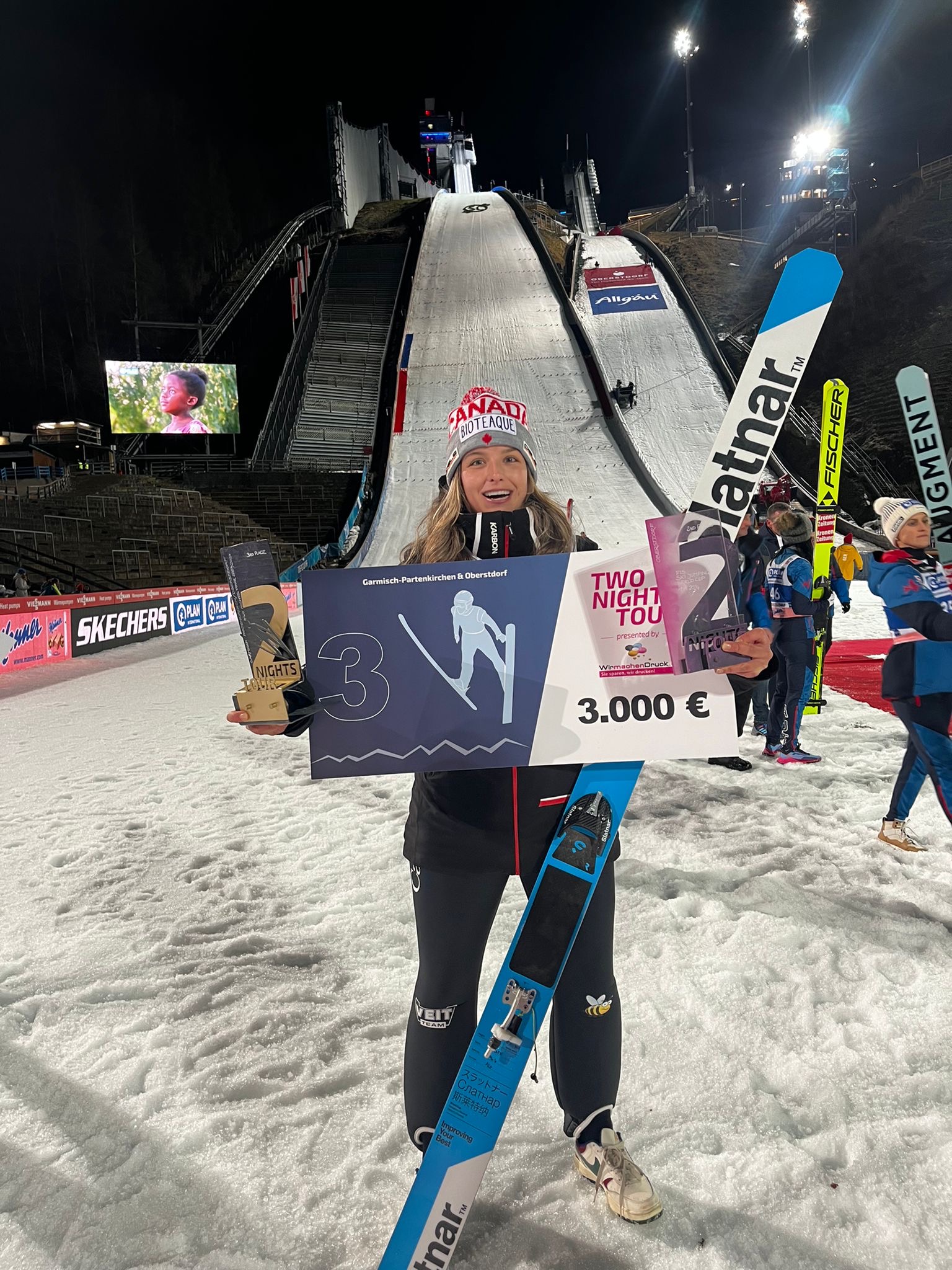 Abigail Strate Takes Silver and Second-Straight World Cup Ski Jumping Medal in Germany