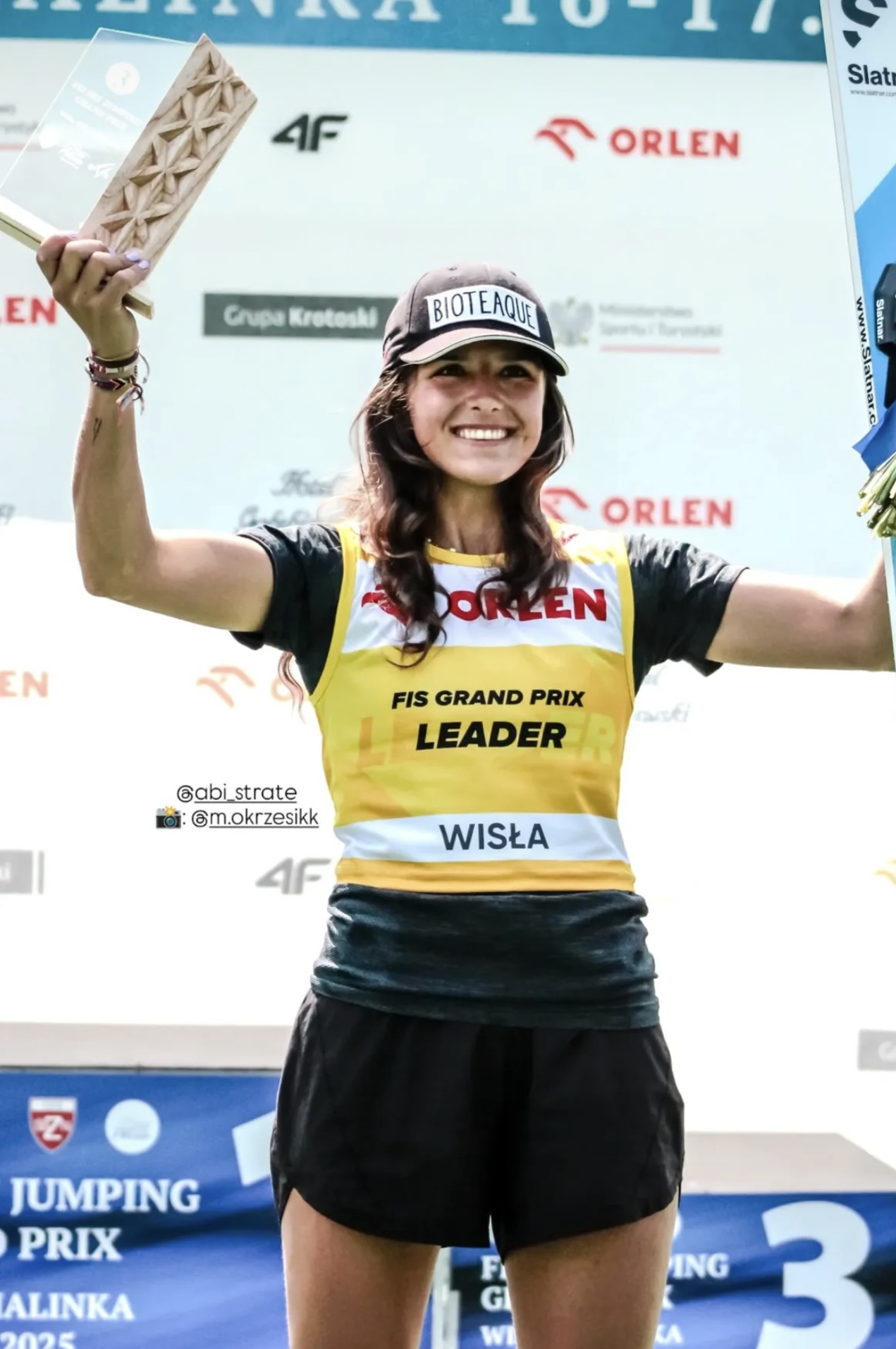 Abigail Strate signe un troisième podium international consécutif en saut à ski Strate arrache le bronze au Grand Prix d’été en Pologne