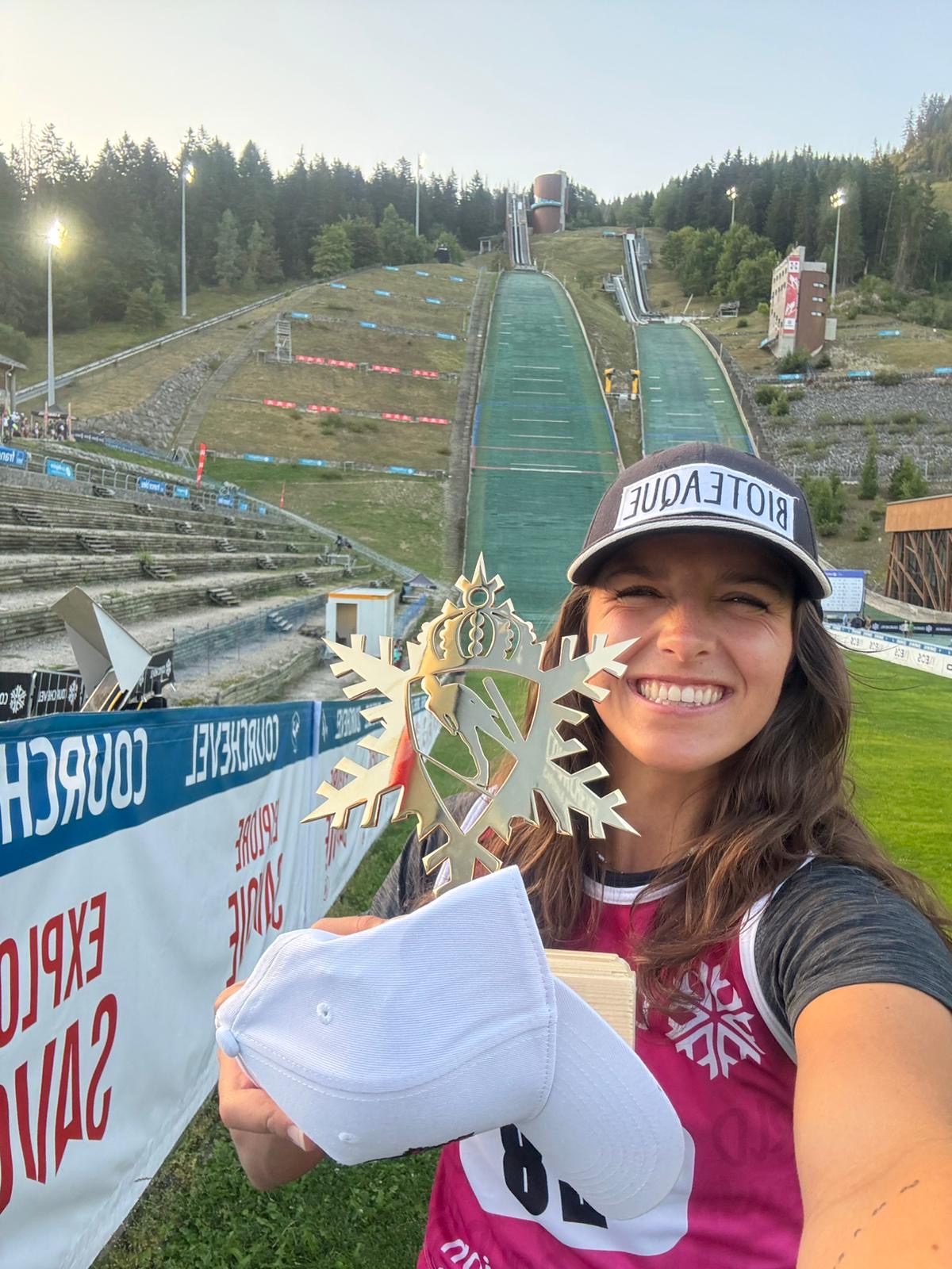 Canada’s Abigail Strate Flies to First Summer Grand Prix Ski Jumping Podium